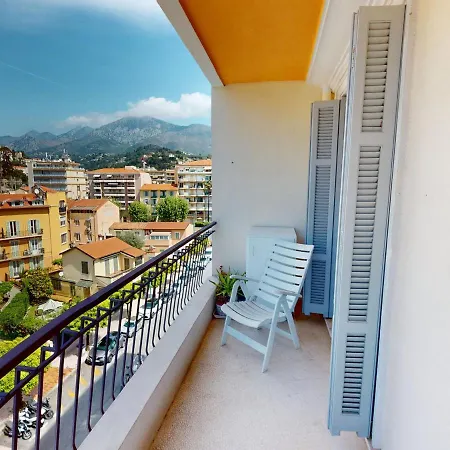 Apartment 3 Pieces Avec Balcon, Apercu Mer, Calme, Proche Et Centre - - Fr-1-196-322 Menton
